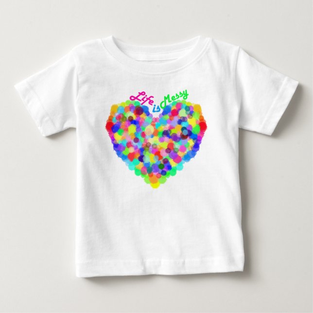T-shirt Pour Bébé La vie est désagréable ! (Devant)