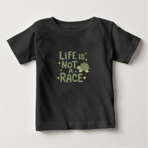 T-shirt Pour Bébé La vie n'est pas une race