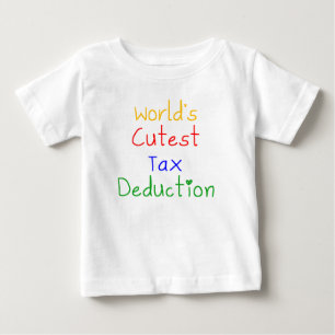 T-shirt Pour Bébé L'abattement fiscal le plus mignon du monde