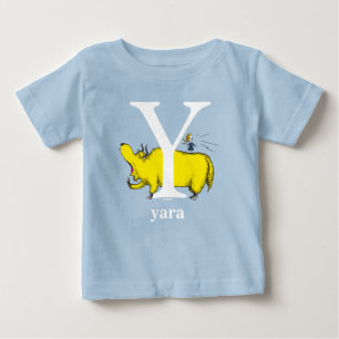 T-shirt Pour Bébé L'ABC de Dr Seuss : Lettre Y - Blanc Ajoutez vot