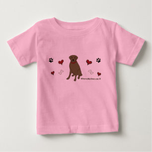 T-shirt Pour Bébé laboratoire de chocolat