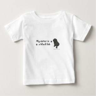 T-shirt Pour Bébé laboratoire noir