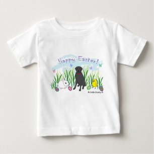 T-shirt Pour Bébé laboratoire noir