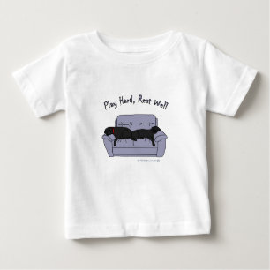 T-shirt Pour Bébé laboratoires noirs