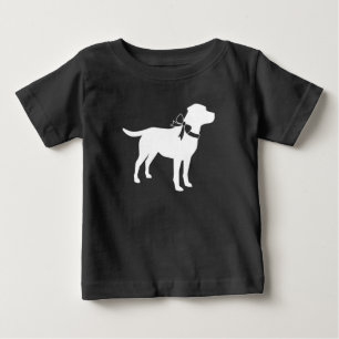 T-shirt Pour Bébé Labrador Baby shower de chien Laboratoire gris Neu