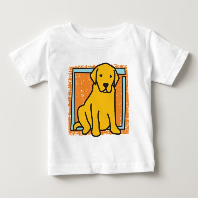 T-shirt Pour Bébé Labrador Retriever (Devant)