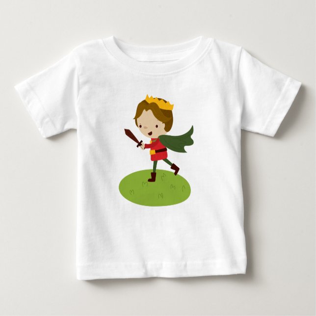 T-shirt Pour Bébé L'accusation du prince Liam de Fairy Tale Kingdon (Devant)