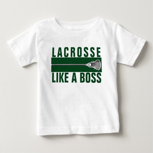 T-shirt Pour Bébé Lacrosse Drôle (Devant)