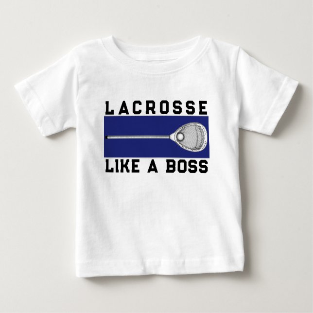 T-shirt Pour Bébé Lacrosse Goalie (Devant)