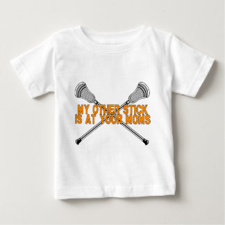 T-shirt Pour Bébé Lacrosse mon autre bâton