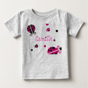 T-shirt Pour Bébé Lady Bug Porte-bébé personnalisée