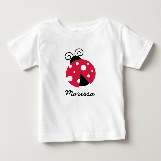 T-shirt Pour Bébé Ladybug Modèles personnalisés (Devant)