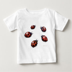 T-shirt Pour Bébé Ladybugs