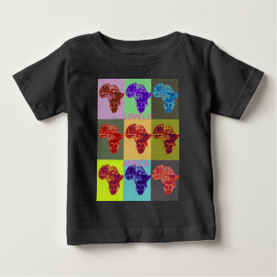 T-SHIRT POUR BÉBÉ L'AFRIQUE AMOUREUSE