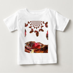 T-shirt Pour Bébé L'Afrique en mouvement : Carte Kaleidoscope
