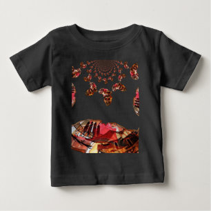 T-shirt Pour Bébé L'Afrique en mouvement : Carte Kaleidoscope