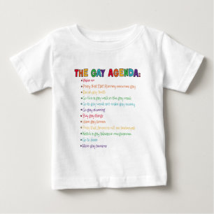 T-shirt Pour Bébé L'agenda gay