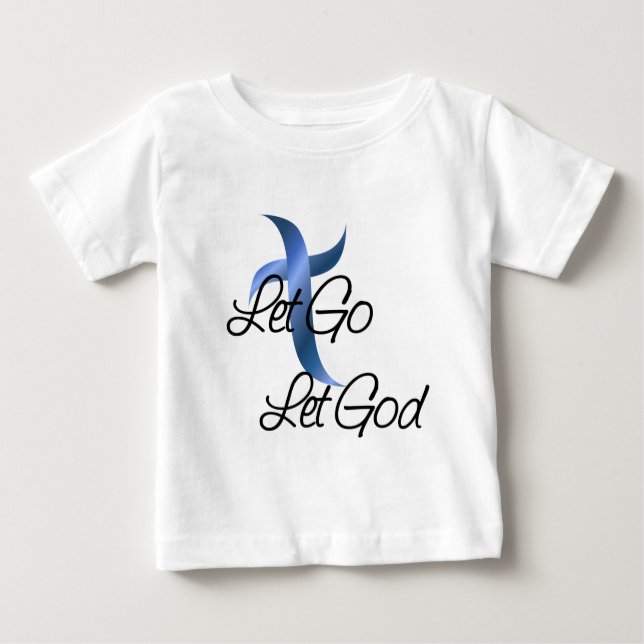T-shirt Pour Bébé Laisse Dieu chrétien (Devant)