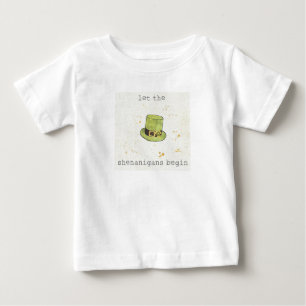 T-shirt Pour Bébé Laissez la malice commencer Cuties chanceux II