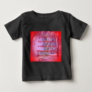 T-shirt Pour Bébé Laissez-moi voler avec vous à valentine.png