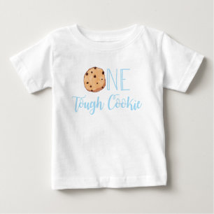 T-shirt Pour Bébé Lait et biscuits Un biscuit dur 1er anniversaire