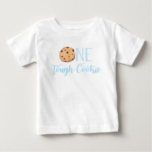 T-shirt Pour Bébé Lait et biscuits Un gâteau coriace 1er anniversair