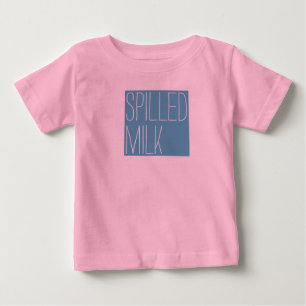 T-shirt Pour Bébé Lait renversé pour des bébés