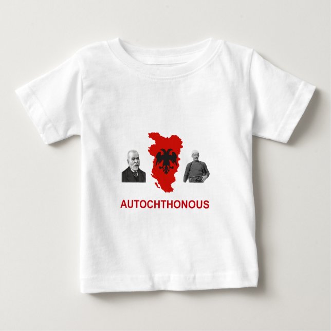 T-shirt Pour Bébé L'Albanie autochtone (Devant)