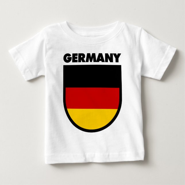 T-shirt Pour Bébé L'Allemagne (Devant)