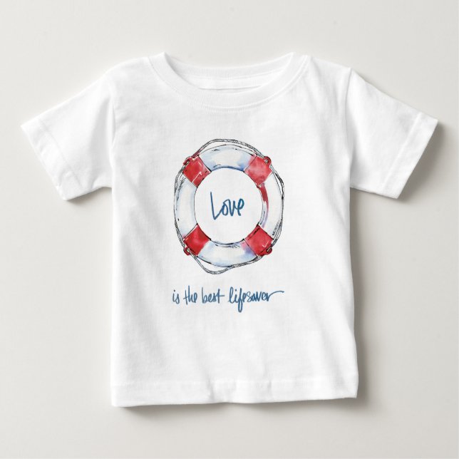T-shirt Pour Bébé L'amour côtier de la citation | est le meilleur (Devant)