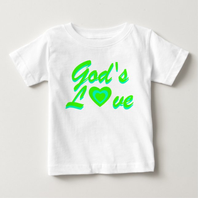T-shirt Pour Bébé L'Amour de Dieu (Devant)