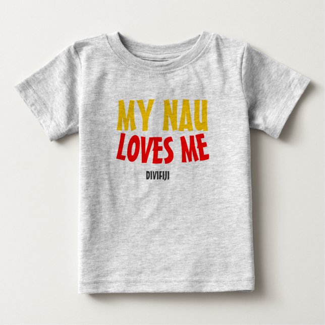 T-shirt Pour Bébé L'amour de Nau (Devant)