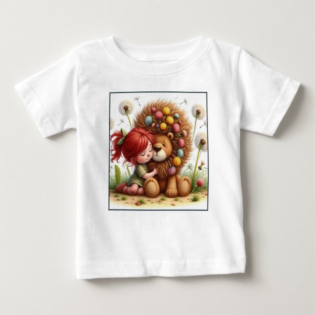T-shirt Pour Bébé L'amour des Pissenlits (Devant)