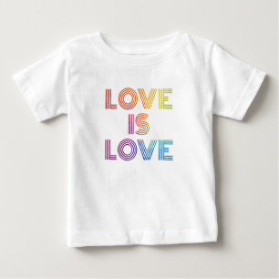 T-shirt Pour Bébé L'amour est l'amour Grandes surfaces modernes