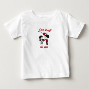 T-shirt Pour Bébé L'amour est tout ce dont vous avez besoin