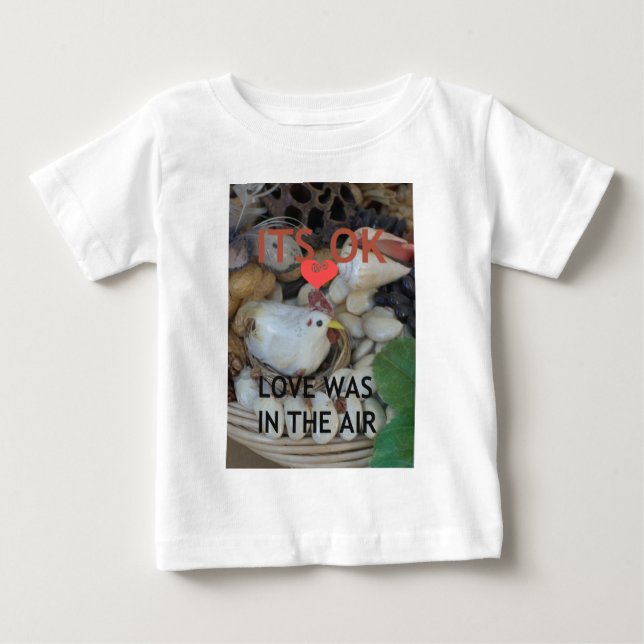T-shirt Pour Bébé L'amour était dans l'air (Devant)