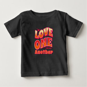 T-shirt Pour Bébé L'amour l'un l'autre Jean 13:34