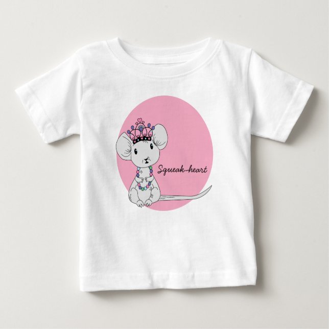 T-shirt Pour Bébé Lancer la souris (Devant)