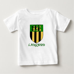 T-shirt Pour Bébé Langford Family Shield