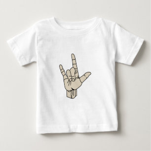 T-shirt Pour Bébé Langue des signes