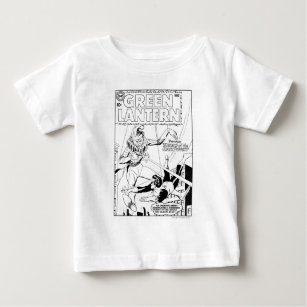 T-shirt Pour Bébé Lanterne verte contre clown, noir et blanc