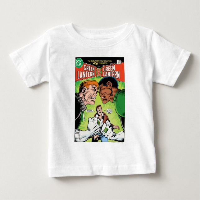 T-shirt Pour Bébé Lanterne verte contre Lanterne verte (Devant)