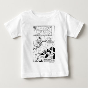 T-shirt Pour Bébé Lanterne verte contre le clown, noir et blanc