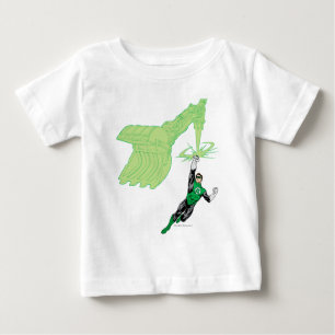 T-shirt Pour Bébé Lanterne Verte - Entièrement Rendu, avec machine