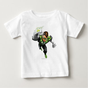 T-shirt Pour Bébé Lanterne Verte - Entièrement Rendu, Lever Du Bras