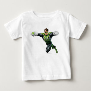T-shirt Pour Bébé Lanterne verte - entièrement rendue, regardant en