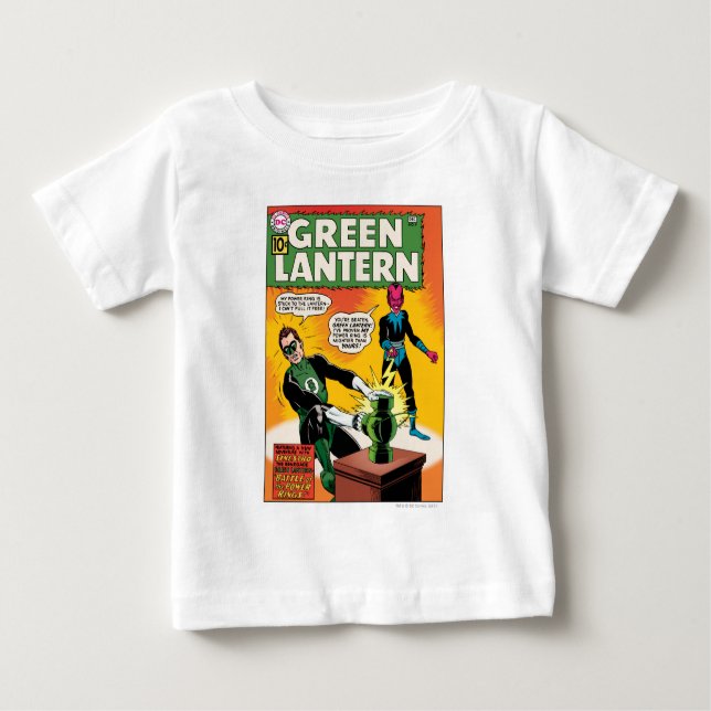 T-shirt Pour Bébé Lanterne verte et couverture Sinestro (Devant)