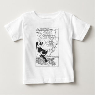 T-shirt Pour Bébé Lanterne Verte - missile Runaway, noir et blanc