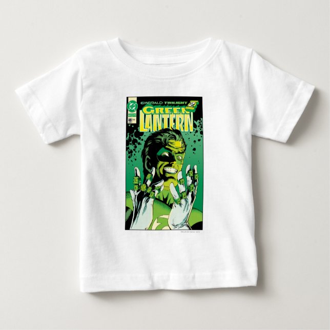 T-shirt Pour Bébé Lanterne verte - Nombreuses Cercles (Devant)
