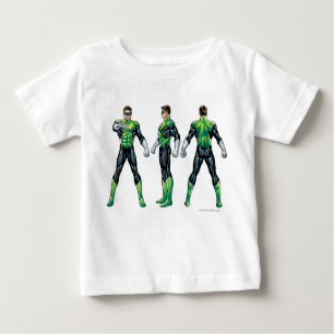 T-shirt Pour Bébé Lanterne verte Trois vues